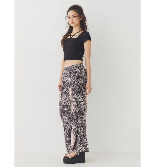 EVRIS「デコルテデザインショートトップス」|Tシャツ・カットソー|