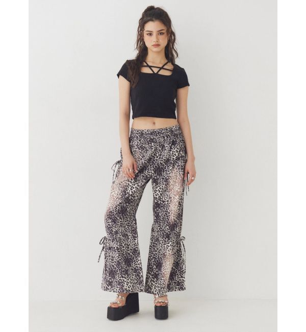 EVRIS「デコルテデザインショートトップス」|Tシャツ・カットソー|