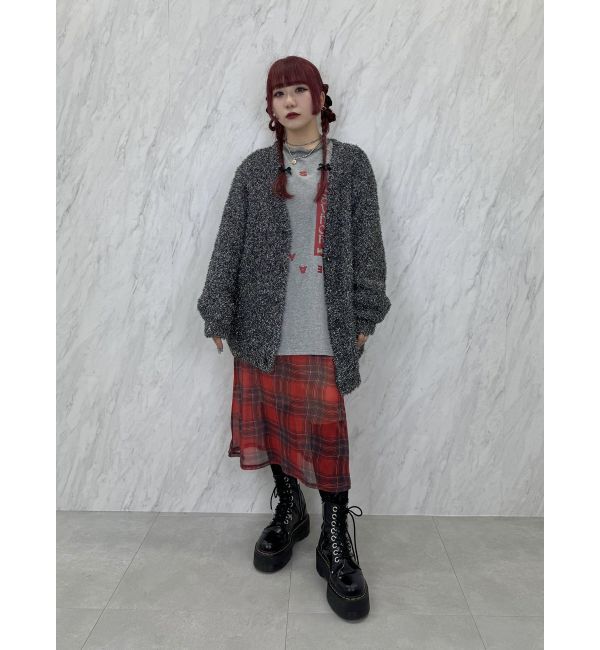 jouetie「ラメシャギーVネックカーデ」|カーディガン|