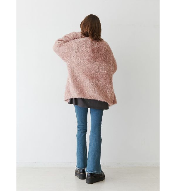 jouetie「ラメシャギーVネックカーデ」|カーディガン|