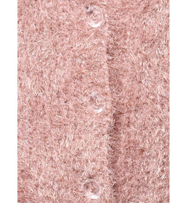 jouetie「ラメシャギーVネックカーデ」|カーディガン|