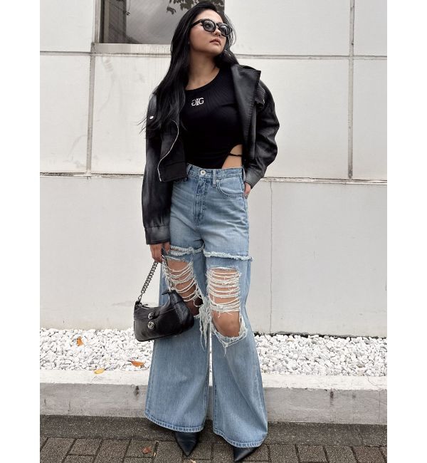 GYDA「Paintショートライダースジャケット」|その他|