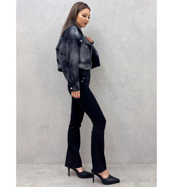 GYDA「Paintショートライダースジャケット」|その他|