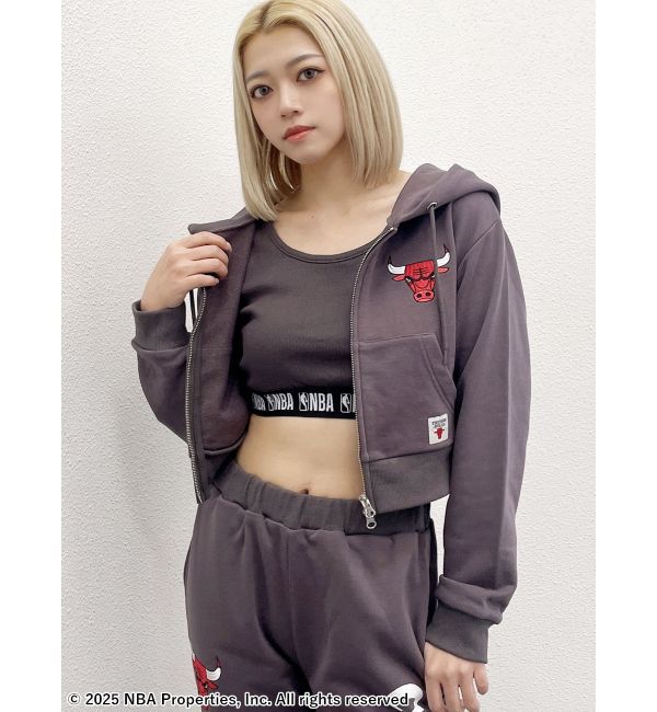 GYDA「NBA STONEスウェットショートパーカー」|パーカー|