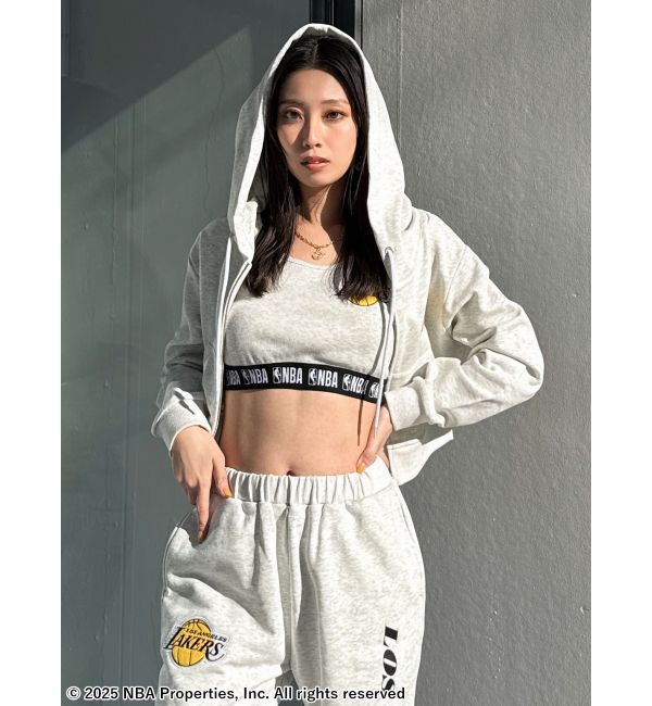 GYDA「NBA STONEスウェットショートパーカー」|パーカー|