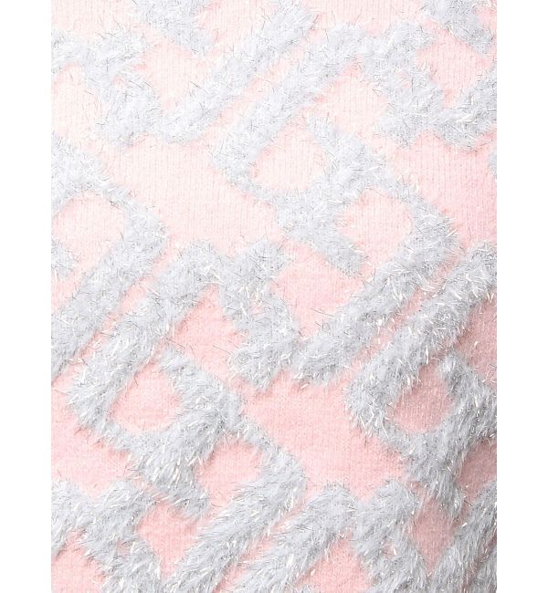 GYDA「GGチェーンロゴラメニットトップス」|ニット・セーター|