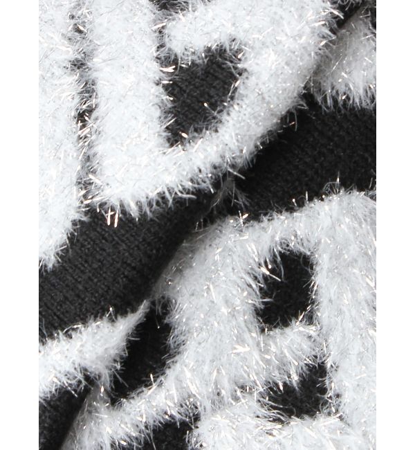 GYDA「GGチェーンロゴラメニットトップス」|ニット・セーター|