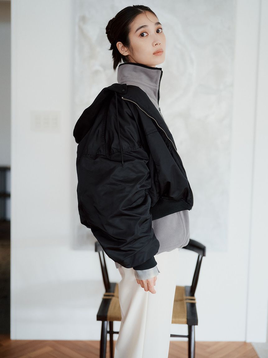 emmi atelier「【10th】emmiロゴジャガードゴムタックパンツ」|チノ|