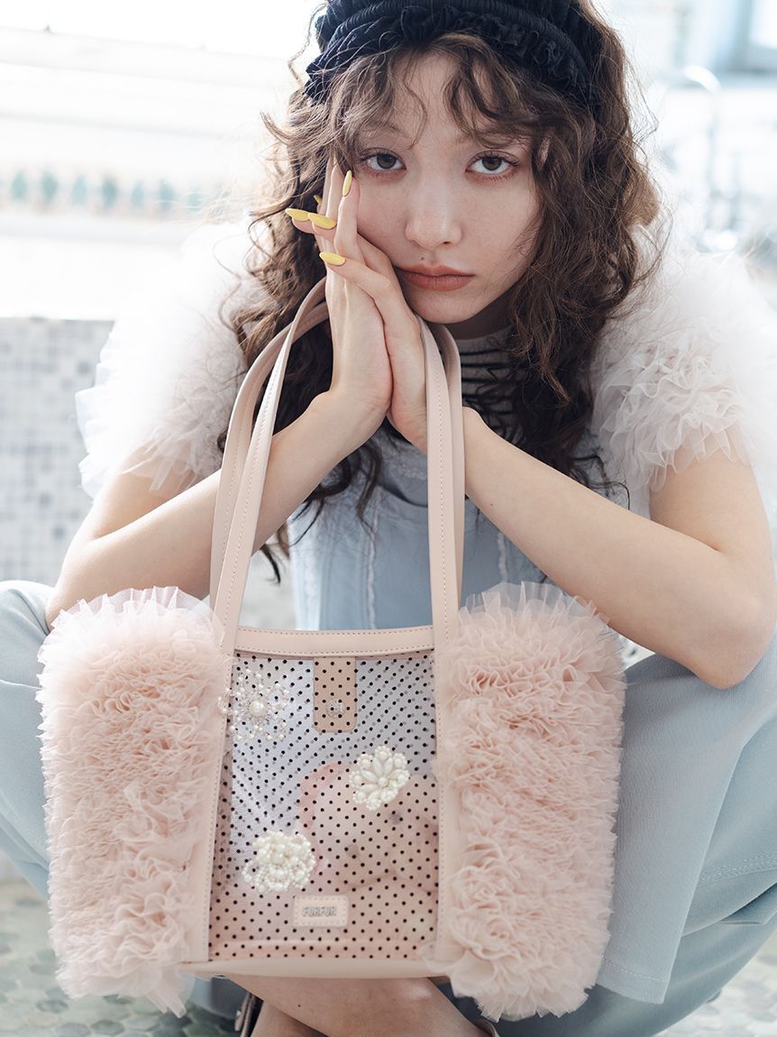 FURFUR「【WEB限定カラー】ダブルストラップバブーシュ」|パンプス|