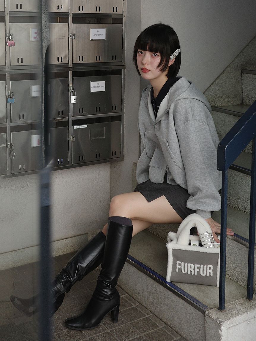 FURFUR「【WEB・一部店舗限定カラー】ロゴ刺繍ポンチパーカー」|パーカー|