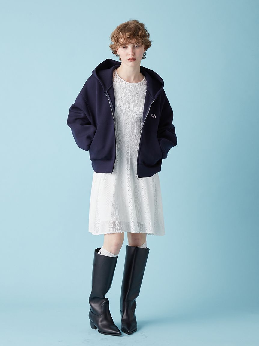 FURFUR「【WEB・一部店舗限定カラー】ロゴ刺繍ポンチパーカー」|パーカー|