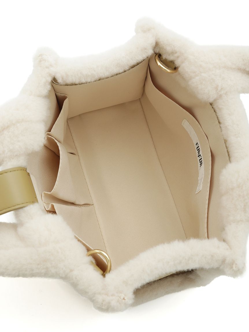 FURFUR「【WEB・一部店舗限定カラー】ムートンロゴトートバッグ」|トートバッグ|