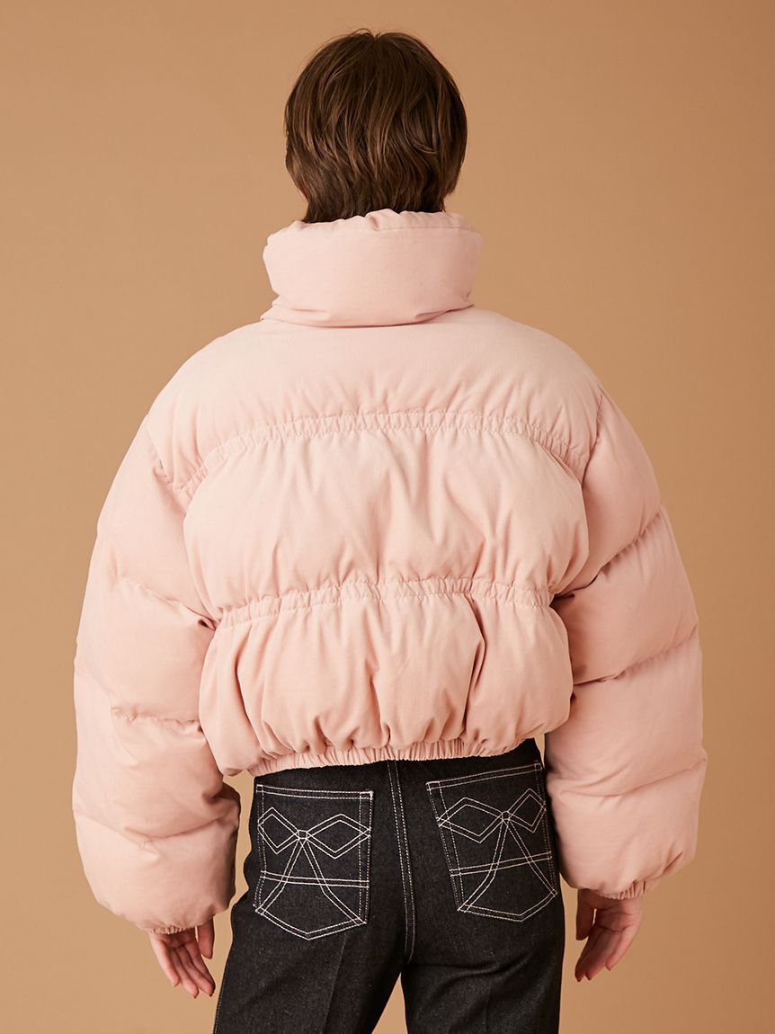 FURFUR「コーデュロイリボンショートパディングジャケット」|ダウン|