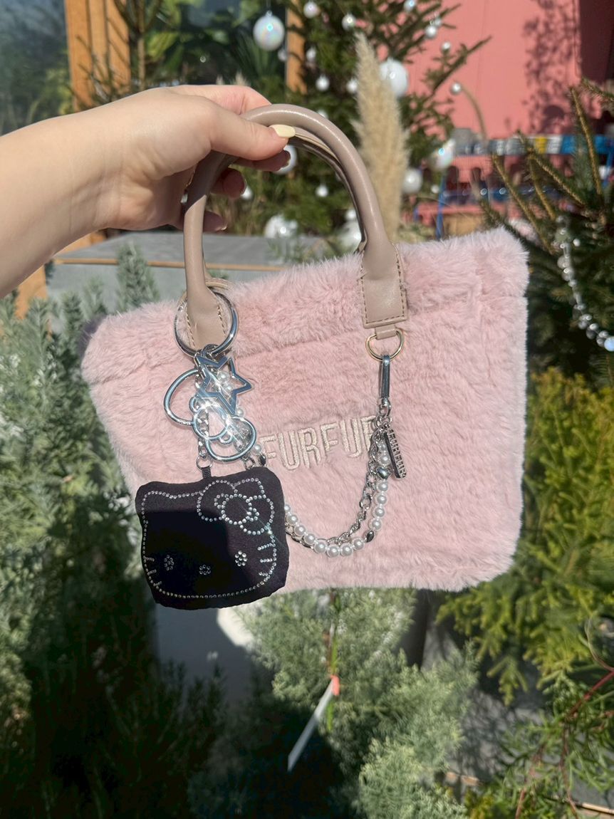 FURFUR「HELLO KITTYクリスタルチャーム」|キーケース|