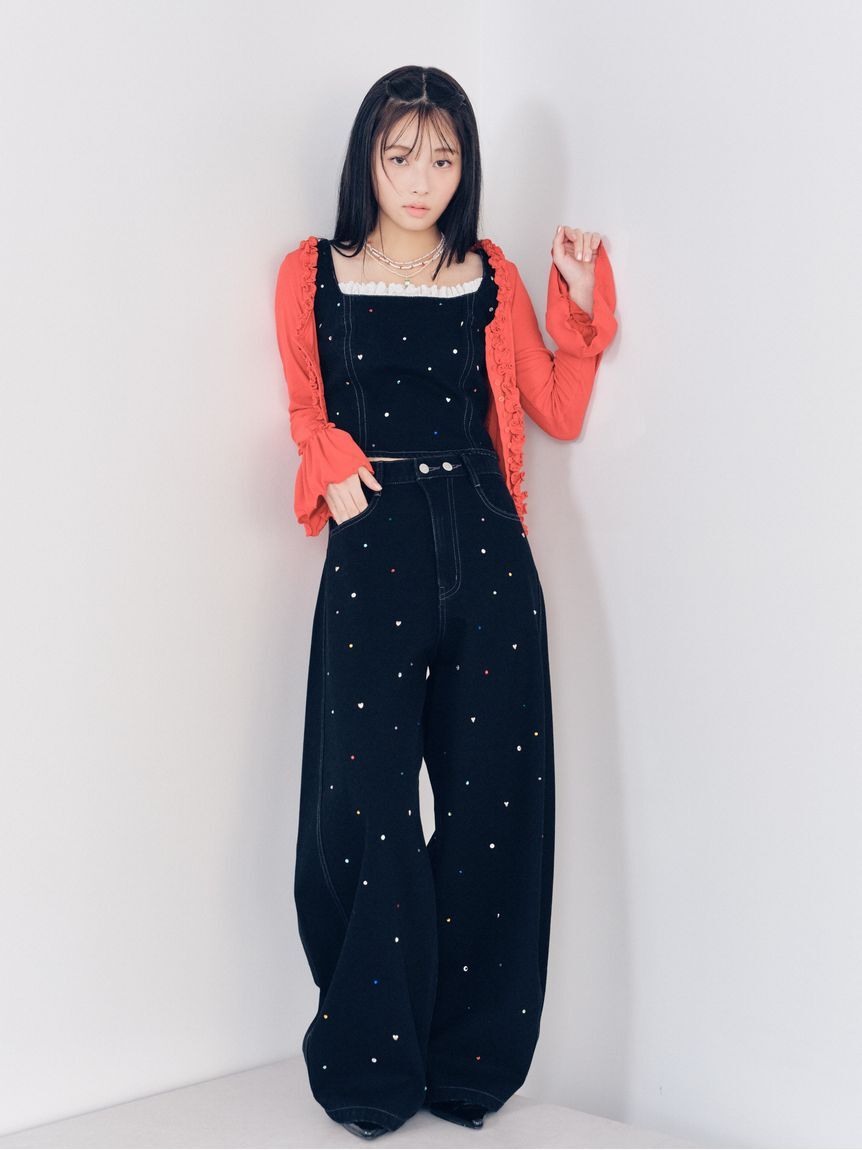 FURFUR「【WEB限定カラー】フリルカーディガン」|カーディガン|