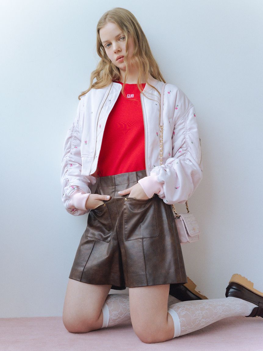 FURFUR「【WEB・一部店舗限定カラー】フラワー刺繍MA-1」|ブルゾン・スタジャン|