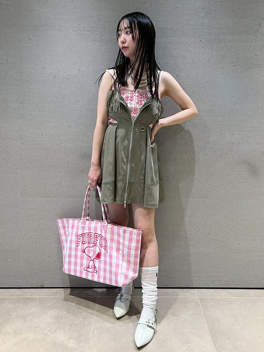 FURFUR「ミリタリーキャミソールワンピース」|ワンピース|