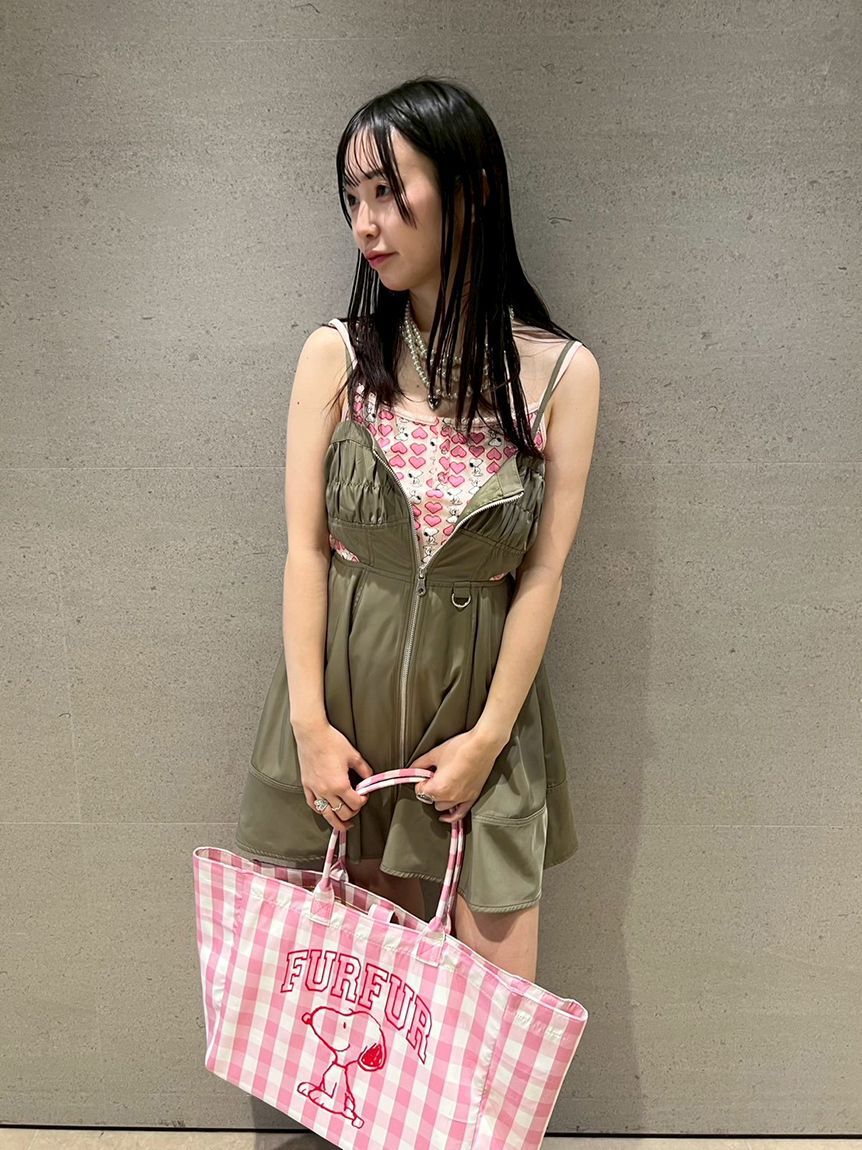 FURFUR「ミリタリーキャミソールワンピース」|ワンピース|