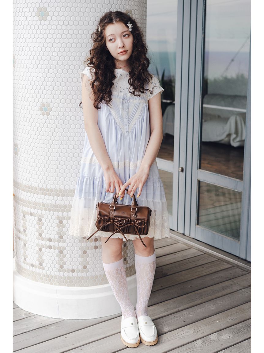 FURFUR「【WEB限定カラー】レースワッペンコンパクトTシャツ」|Tシャツ・カットソー|