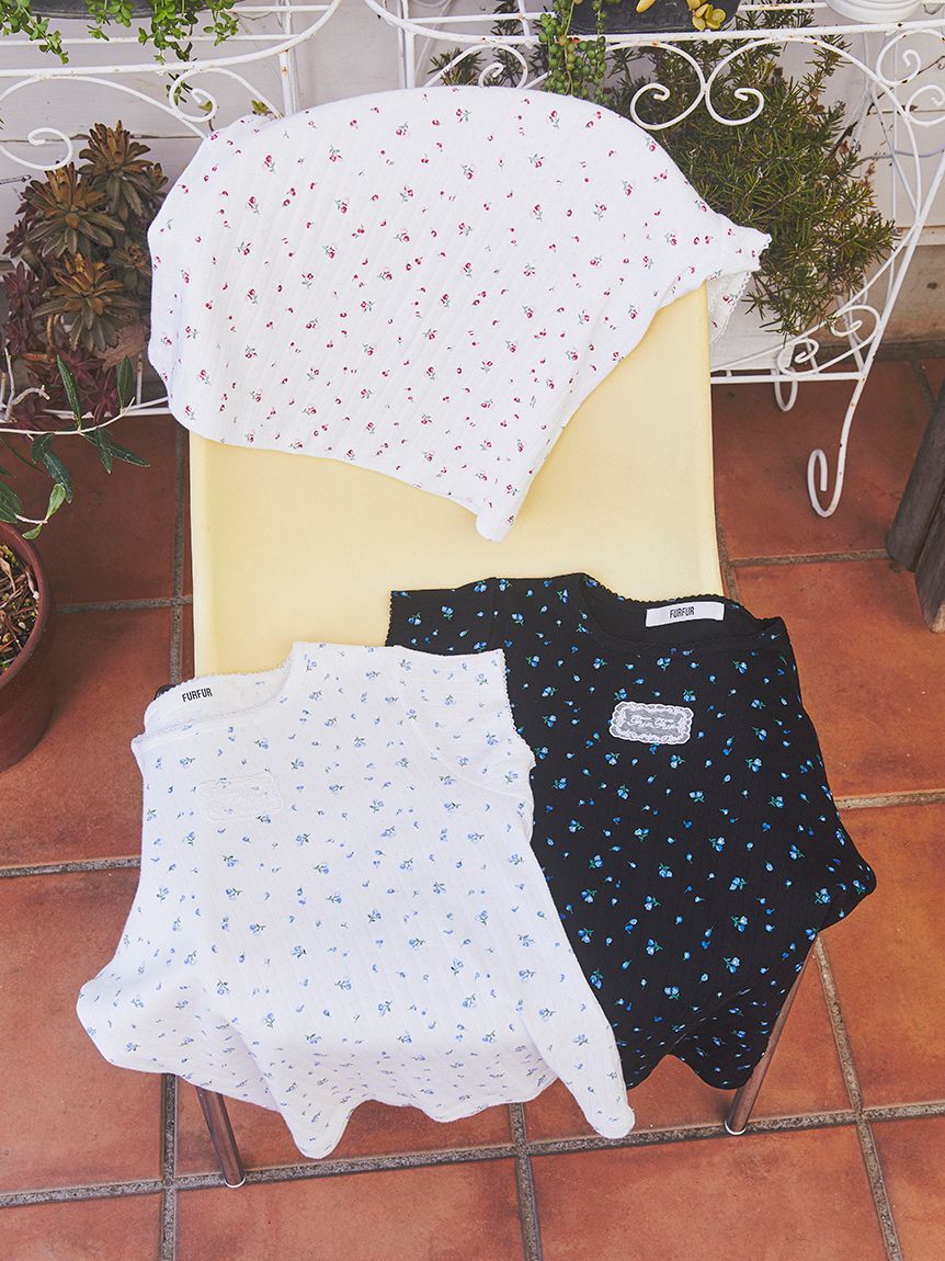 FURFUR「【WEB限定カラー】レースワッペンコンパクトTシャツ」|Tシャツ・カットソー|