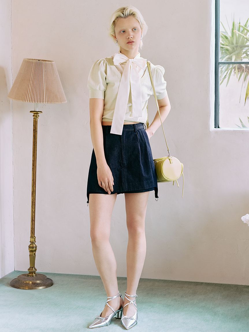 FURFUR「ミニリボンドラムバッグ」|ショルダー・メッセンジャー|