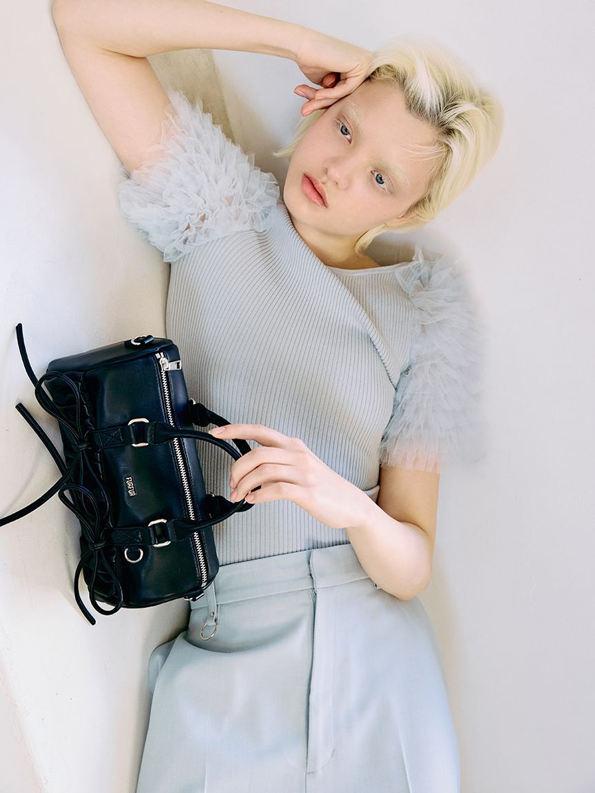 FURFUR「ミニリボンドラムバッグ」|ショルダー・メッセンジャー|