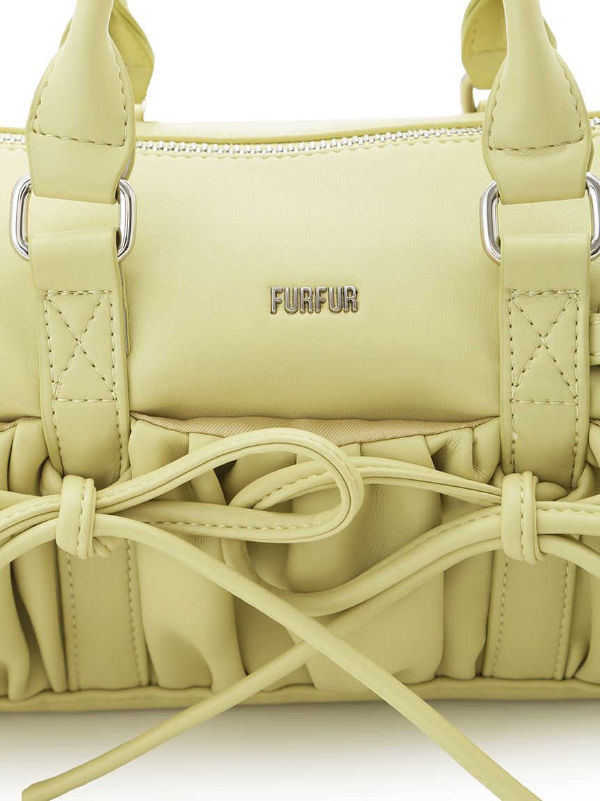 FURFUR「ミニリボンドラムバッグ」|ショルダー・メッセンジャー|