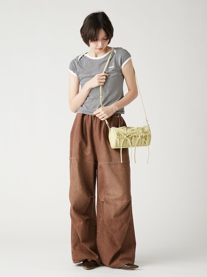 FURFUR「ミニリボンドラムバッグ」|ショルダー・メッセンジャー|