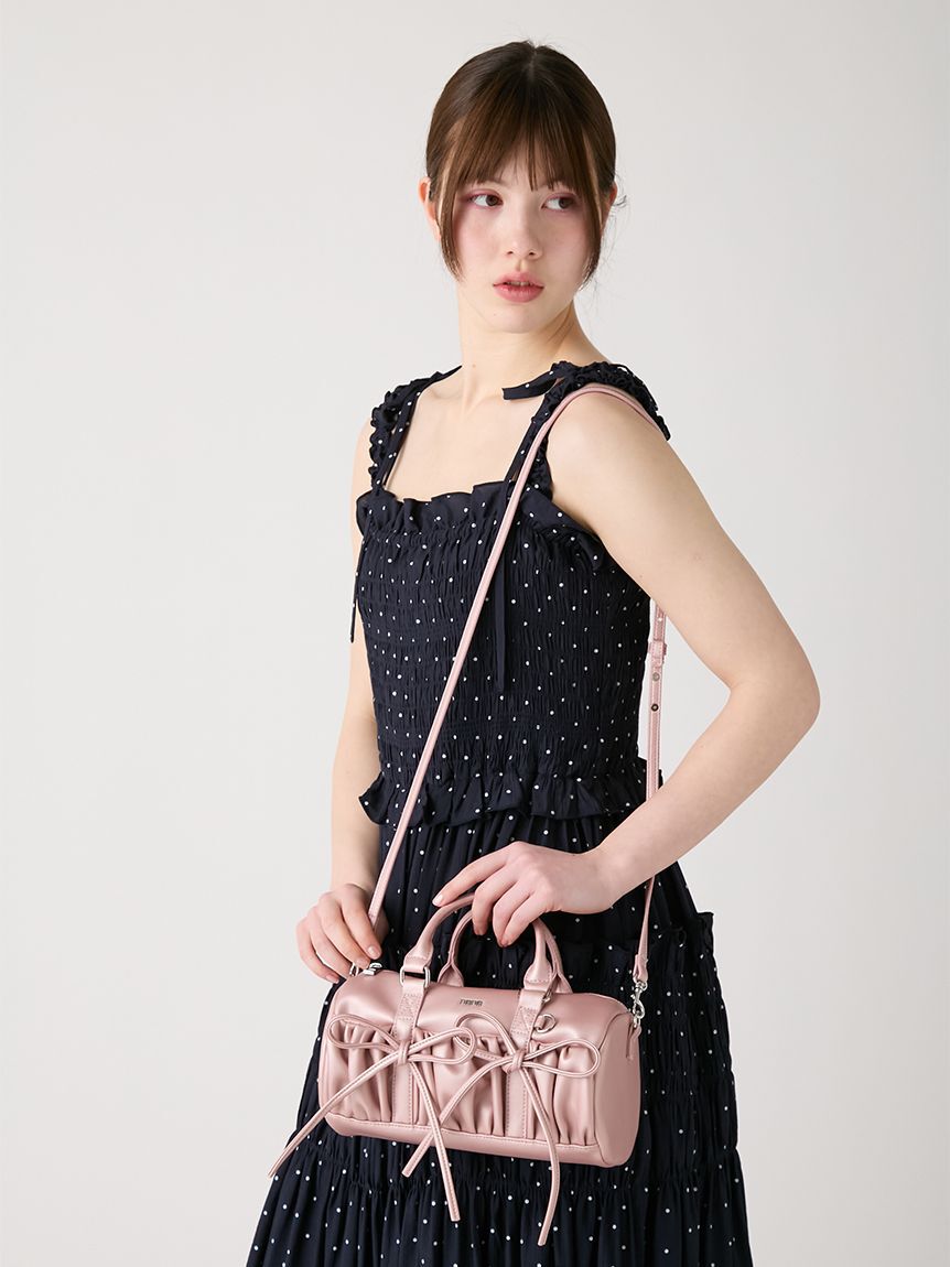 FURFUR「ミニリボンドラムバッグ」|ショルダー・メッセンジャー|