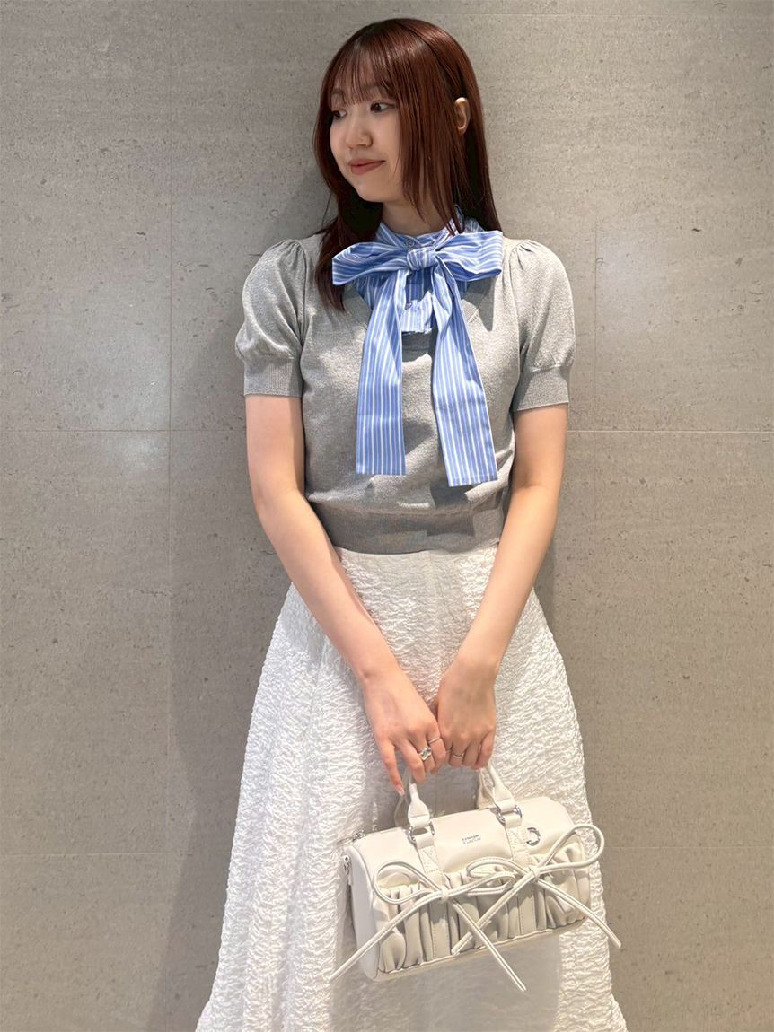 FURFUR「ミニリボンドラムバッグ」|ショルダー・メッセンジャー|