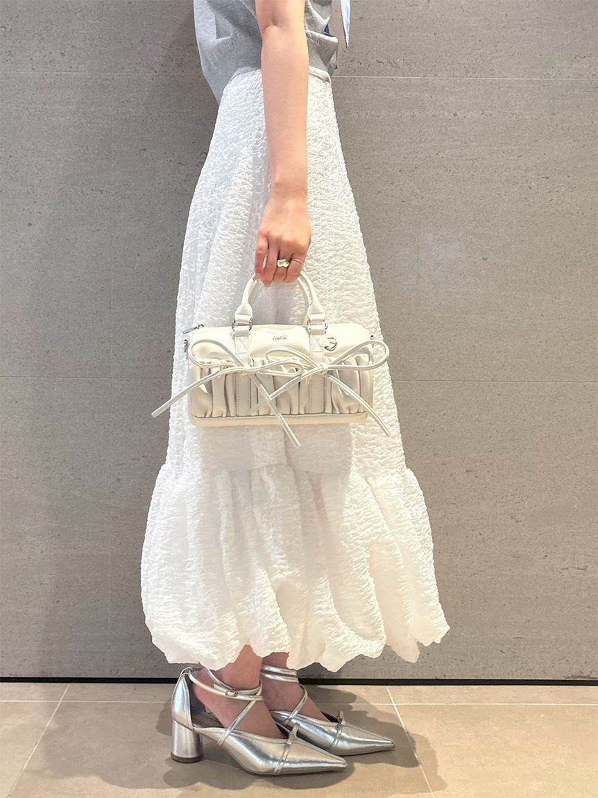 FURFUR「ミニリボンドラムバッグ」|ショルダー・メッセンジャー|