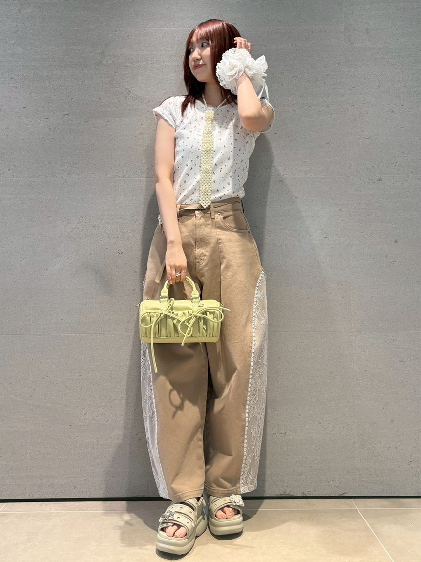 FURFUR「ミニリボンドラムバッグ」|ショルダー・メッセンジャー|