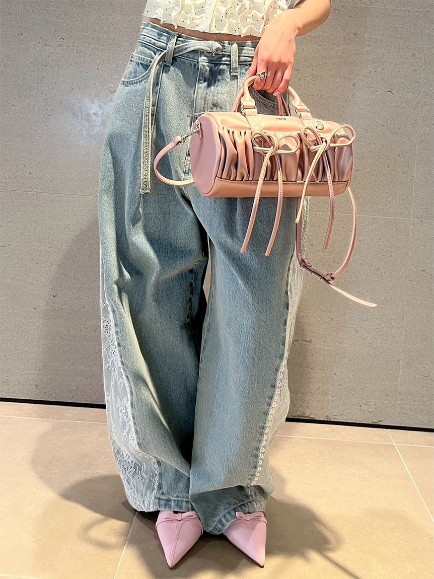 FURFUR「ミニリボンドラムバッグ」|ショルダー・メッセンジャー|