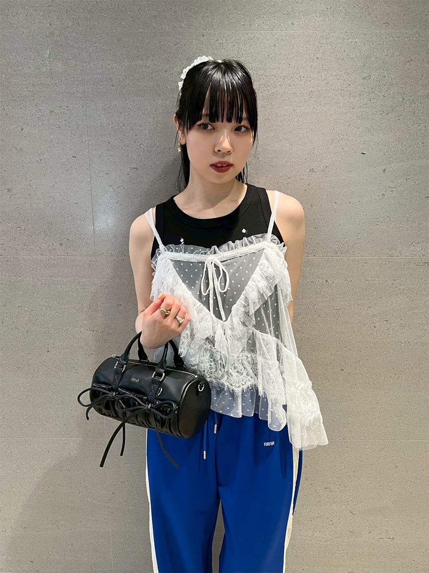 FURFUR「ミニリボンドラムバッグ」|ショルダー・メッセンジャー|