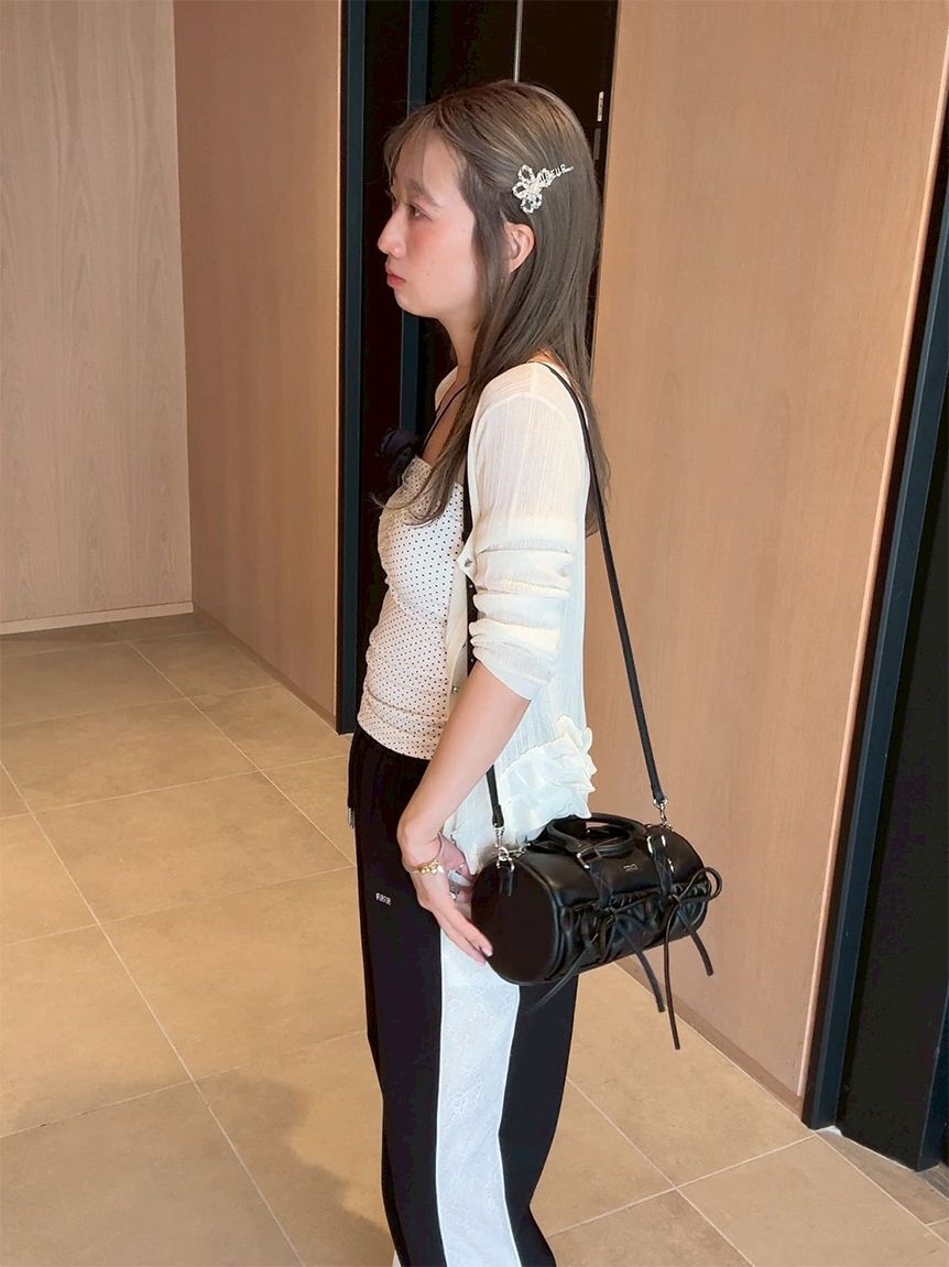 FURFUR「ミニリボンドラムバッグ」|ショルダー・メッセンジャー|