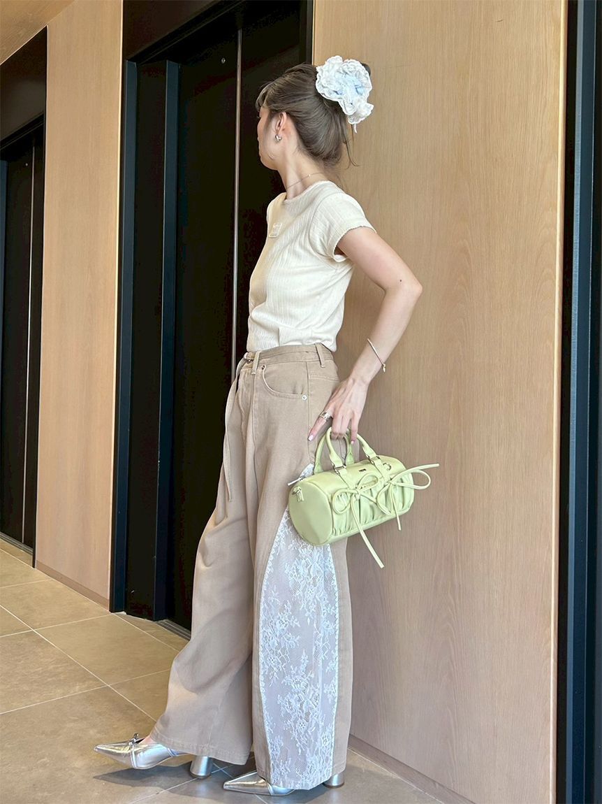 FURFUR「ミニリボンドラムバッグ」|ショルダー・メッセンジャー|