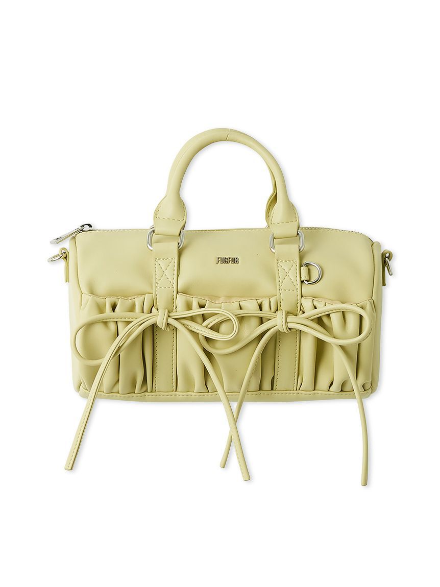 FURFUR「ミニリボンドラムバッグ」|ショルダー・メッセンジャー|