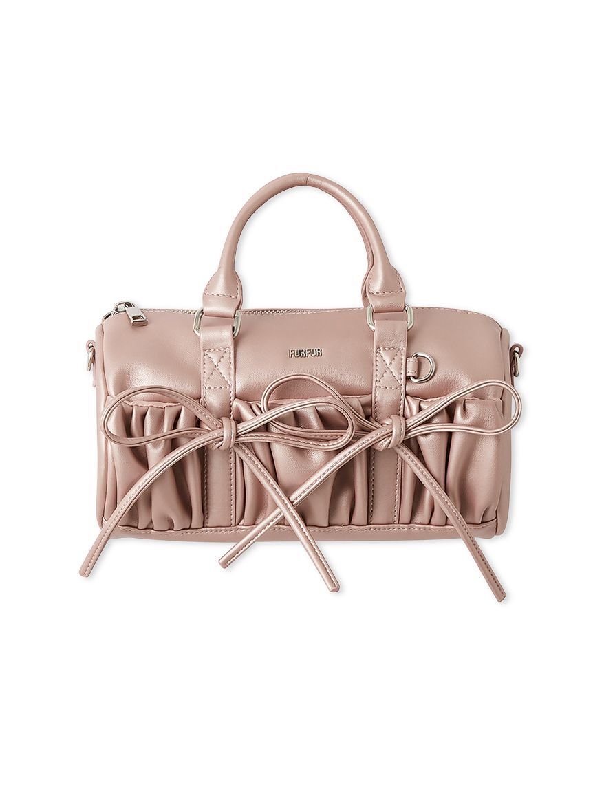 FURFUR「ミニリボンドラムバッグ」|ショルダー・メッセンジャー|