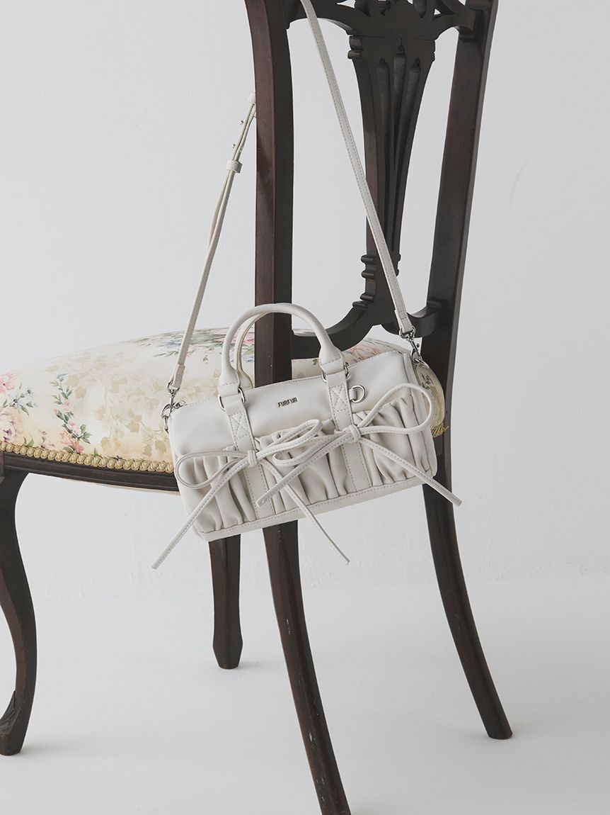 FURFUR「ミニリボンドラムバッグ」|ショルダー・メッセンジャー|