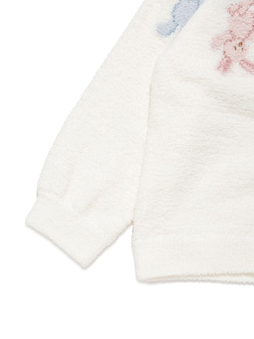 GELATO PIQUE KIDS & BABY「【KIDS】エアリーモコウォッシングアニマルジャガードパーカ」|パーカー|