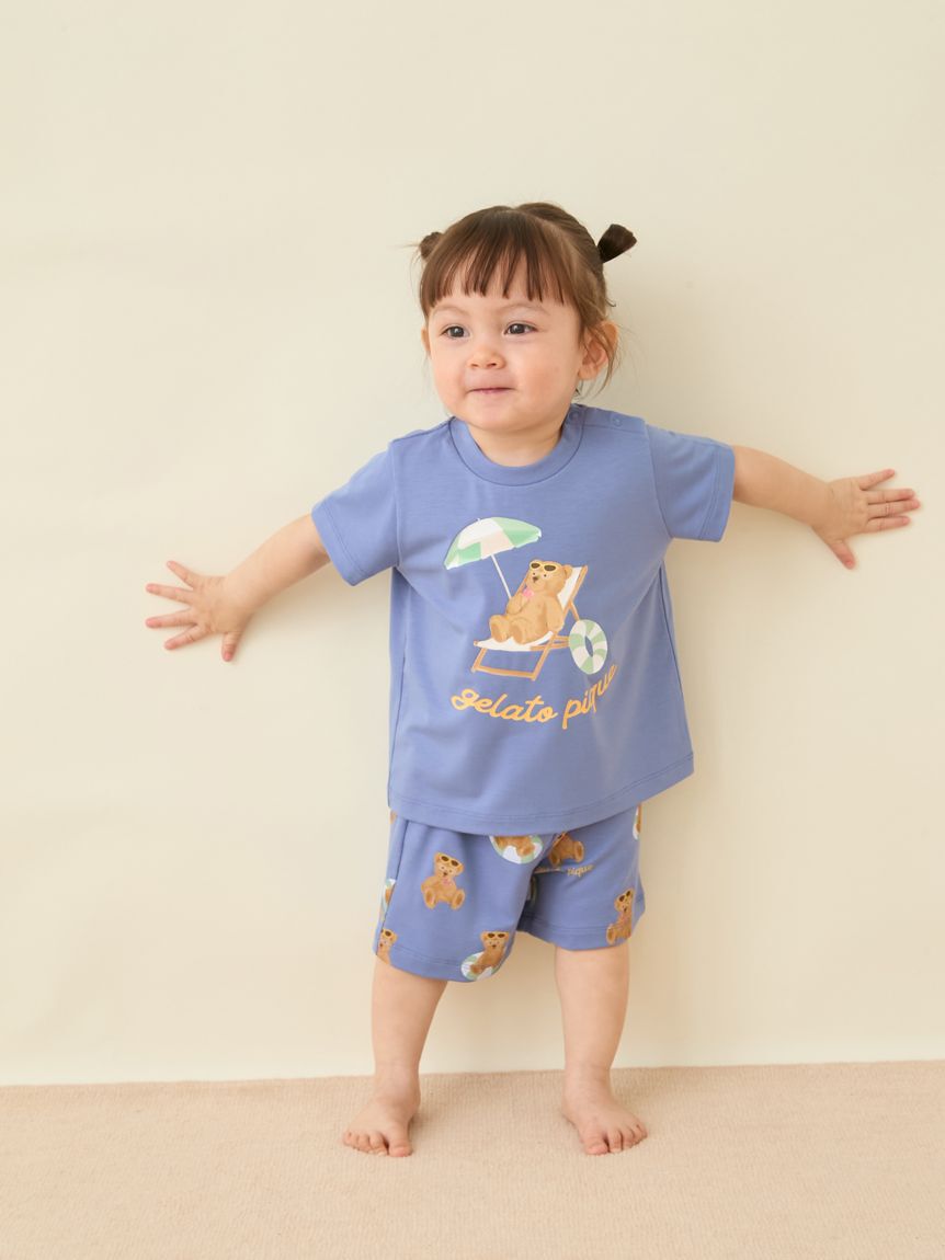GELATO PIQUE KIDS & BABY「【BABY】【接触冷感】サマーベア柄ショートパンツ」|その他ベビーウェア|