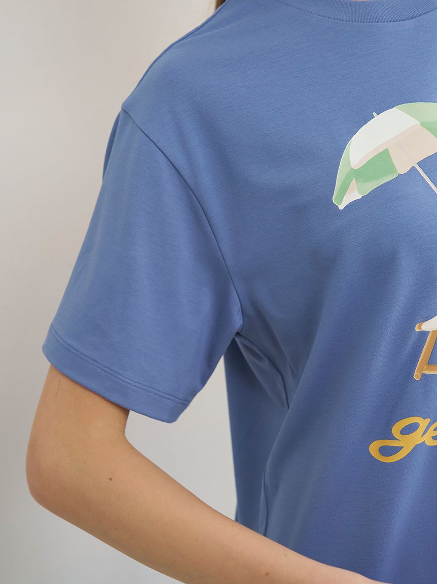 gelato pique「【接触冷感】サマーベアワンポイントワンピース」|ルームウェア|