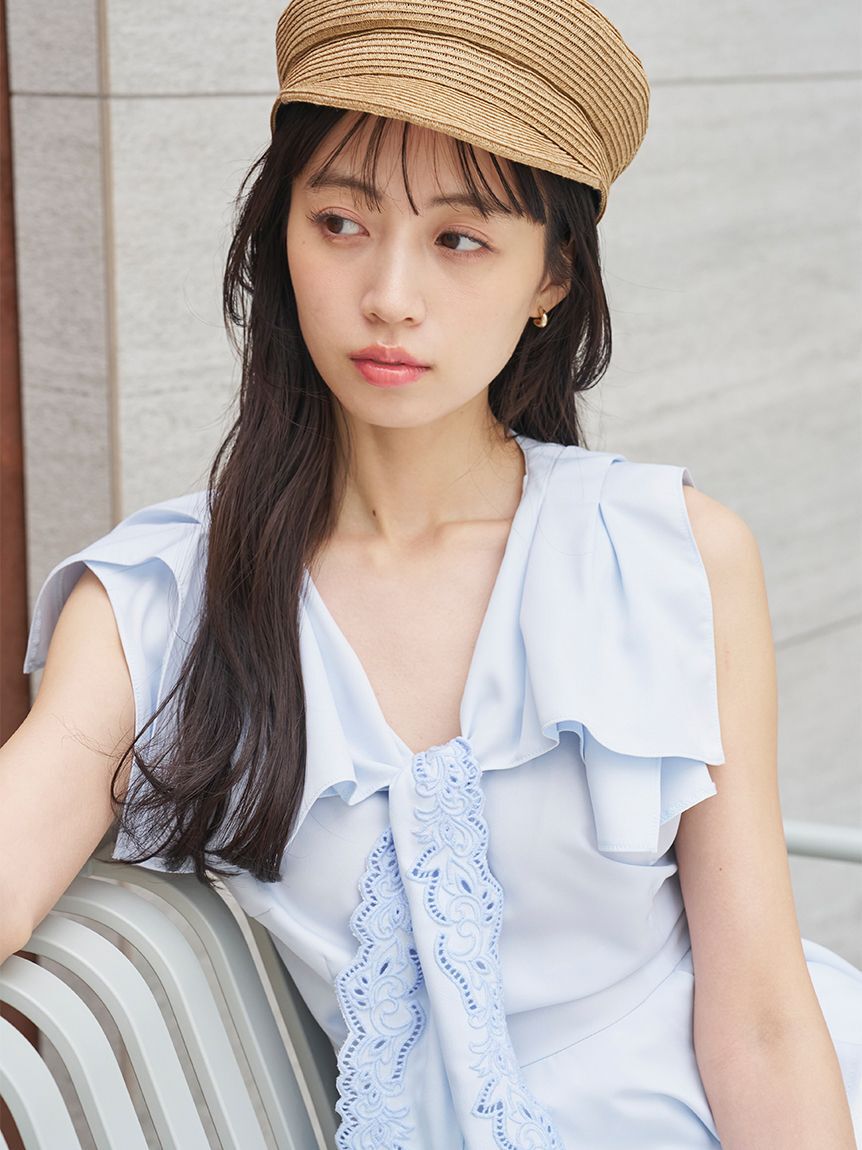 SNIDEL「セーラーカラーブラウス」|シャツ・ブラウス|