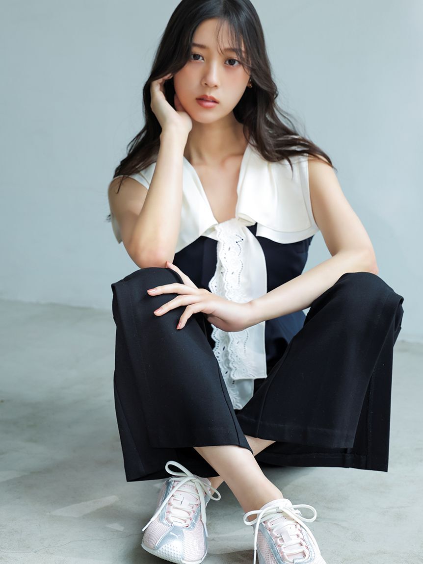 SNIDEL「セーラーカラーブラウス」|シャツ・ブラウス|