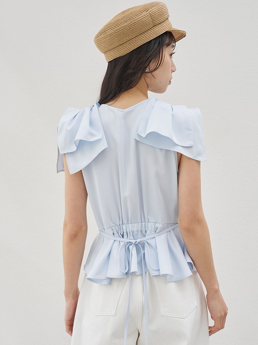 SNIDEL「セーラーカラーブラウス」|シャツ・ブラウス|