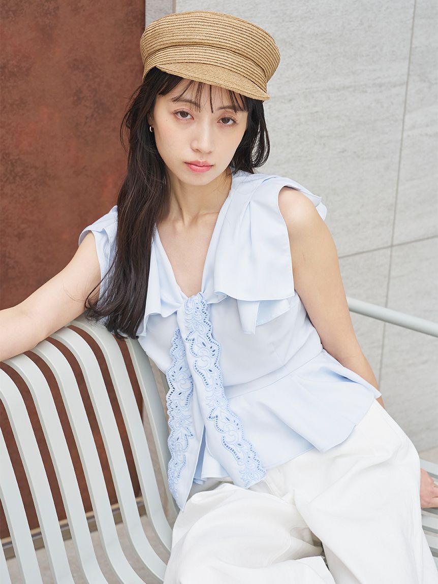 SNIDEL「セーラーカラーブラウス」|シャツ・ブラウス|LBLU