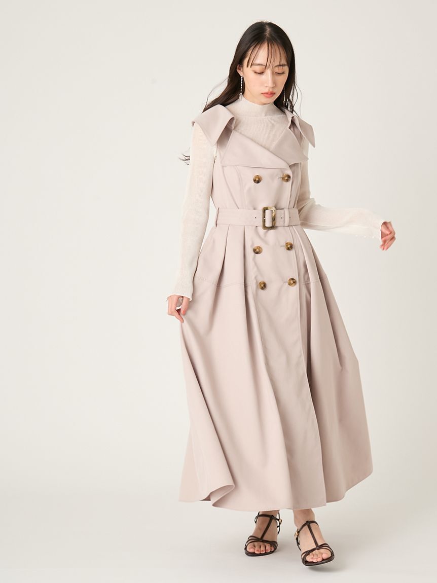 FRAY I.D「トレンチディテールワンピース」|ワンピース|