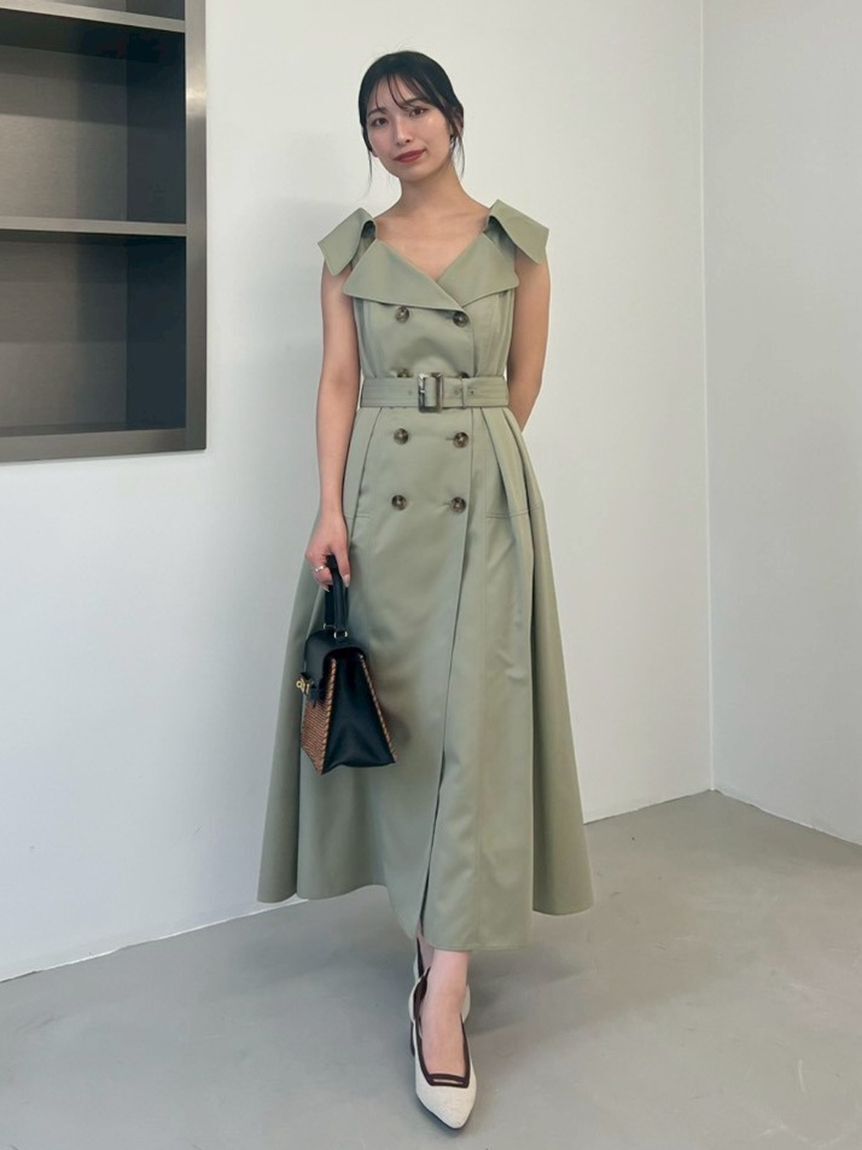 FRAY I.D「トレンチディテールワンピース」|ワンピース|KKI