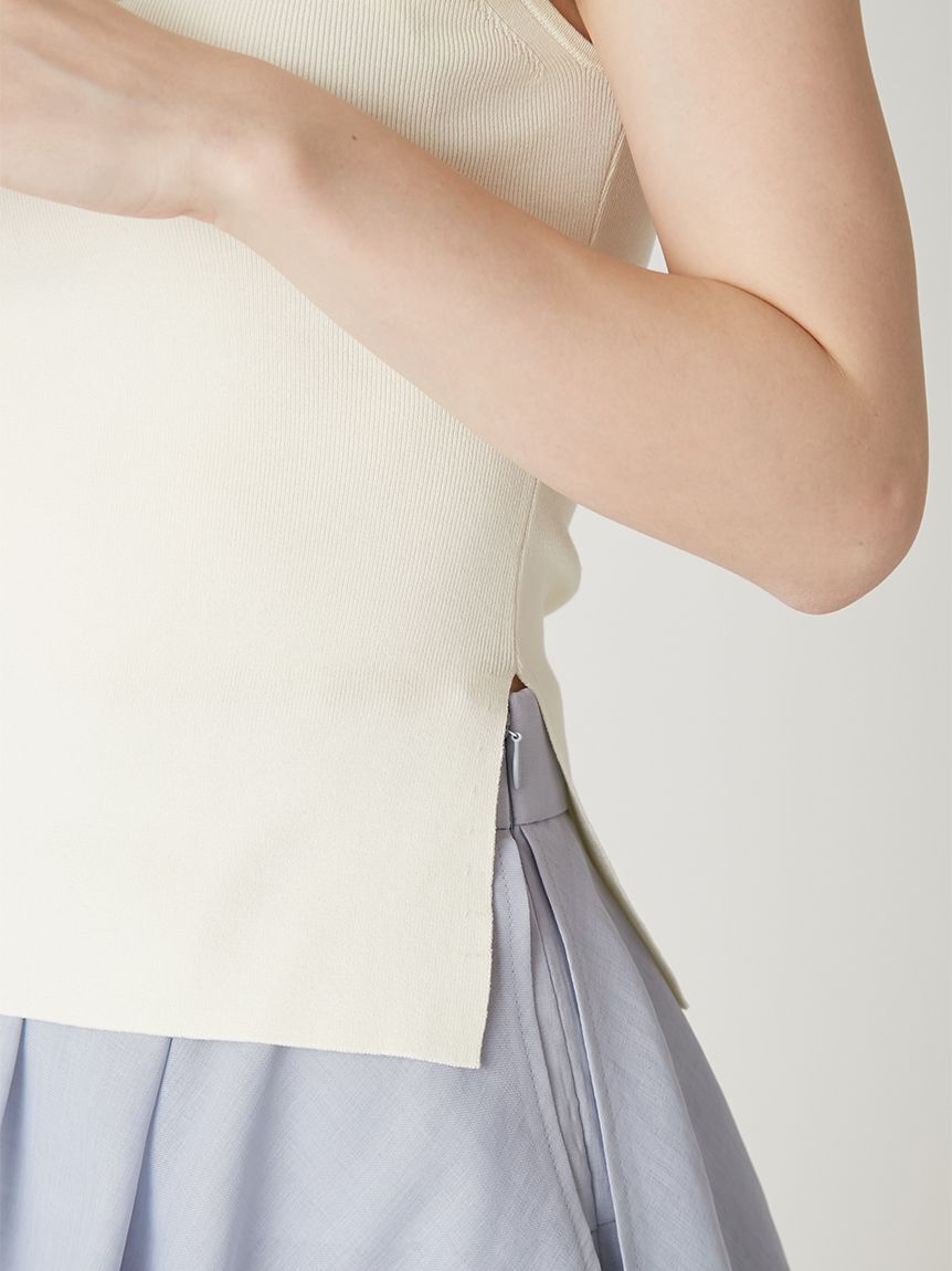 FRAY I.D「ワイドカラーオフショルダーニットプルオーバー」|ニット・セーター|