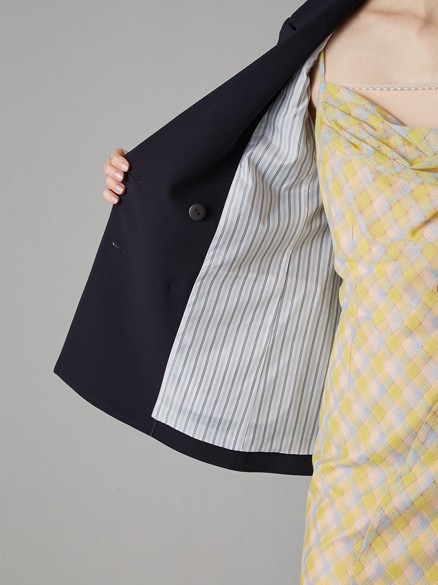 LILY BROWN「ダブルブレストジャケット」|テーラードジャケット|